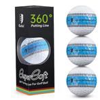 3-Laags PU Golfballen – Putter met 360° Uitlijningslijn, Verzenden, Nieuw