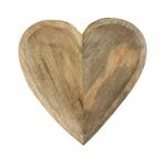 schaal hart mango hout 30cm, Huis en Inrichting, Woonaccessoires | Overige, Verzenden, Nieuw