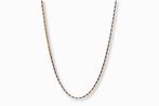 Gouden Box Schakelketting 14K, Verzenden, Nieuw, Goud, Goud