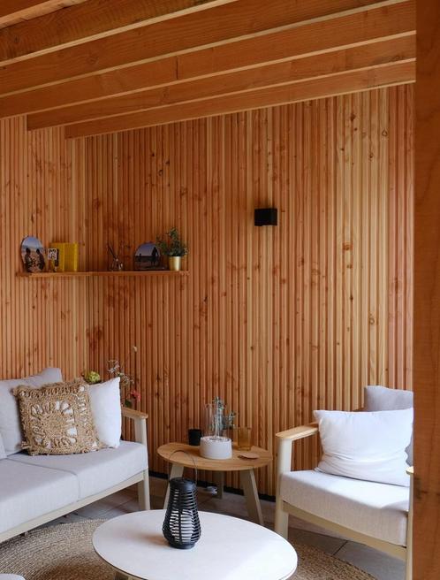 Triple profiel blank 500cm, Doe-het-zelf en Verbouw, Hout en Planken, Ophalen of Verzenden