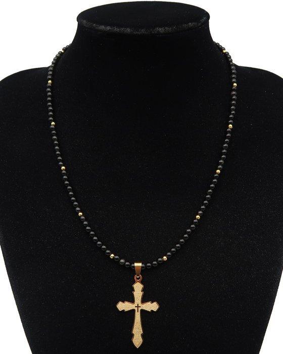 Éclat Divin – Zwarte obsidiaan en Gouden Kruis van Licht –, Antiek en Kunst, Antiek | Boeken en Bijbels