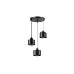Moderne Hanglamp 29cm | LED 3 x E27 | Zwart, Nieuw, Ophalen of Verzenden, Modern, Metaal