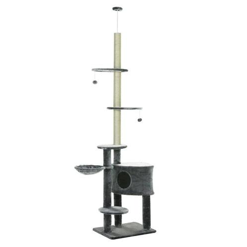 TRUUSK Krabpaal, 220-265cm Plafondhoge Krabpaal Met Sisalkol, Dieren en Toebehoren, Katten-accessoires, Nieuw, Verzenden