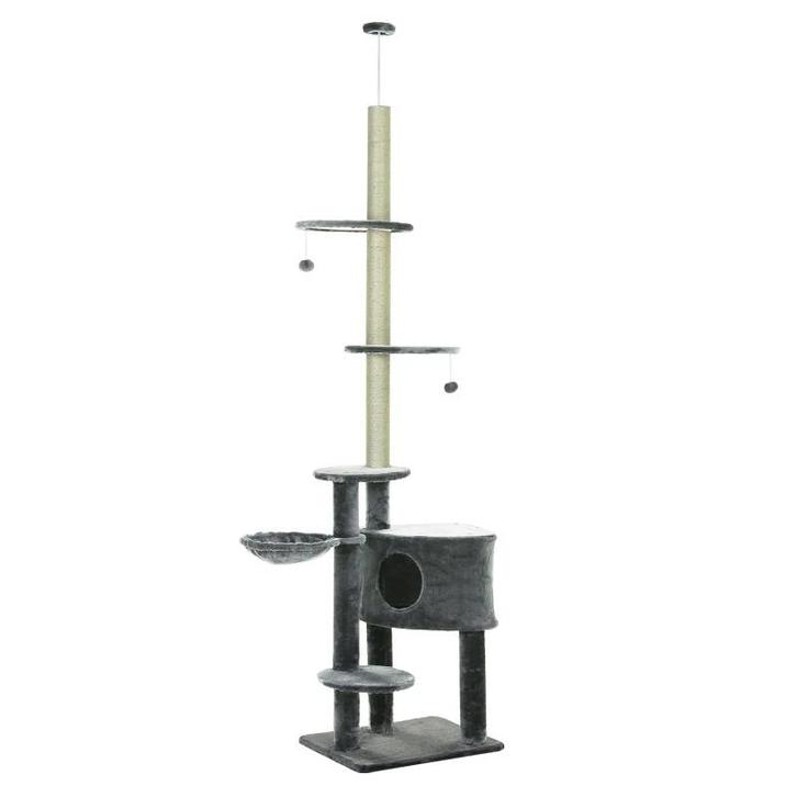 TRUUSK Plafondhoge Krabpaal 220-265cm - Sisalkolommen - Spee, Dieren en Toebehoren, Katten-accessoires, Nieuw, Verzenden