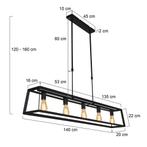 Mexlite hanglamp Buckley 2675ZW Tweede Kans, Ophalen, Overige materialen, Zo goed als nieuw, 75 cm of meer