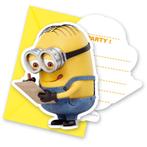 Minions Uitnodigingen 6st, Hobby en Vrije tijd, Feestartikelen, Verzenden, Nieuw