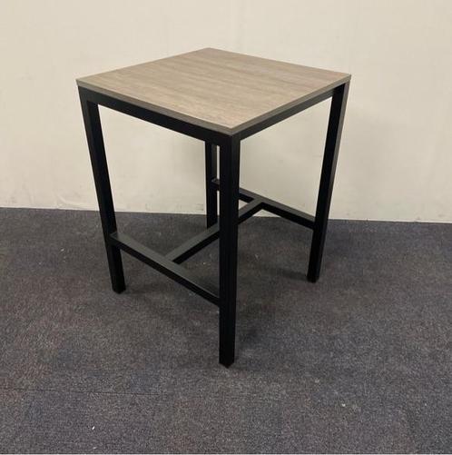 Tweedehands statafel (hxbxd) 111x80x80 cm, Bruin eiken blad, Huis en Inrichting, Tafelonderdelen, Gebruikt, Ophalen of Verzenden