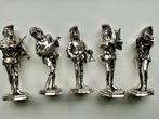 Beeldje - Musicians (5) - .915 zilver, Antiek en Kunst