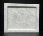 Dienblad - Marmer, Carrara-wit