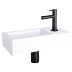 Fonteinset Differnz Helios 37.5x18.5x9.5 cm Wit Met Rechte, Ophalen of Verzenden, Nieuw, Overige typen