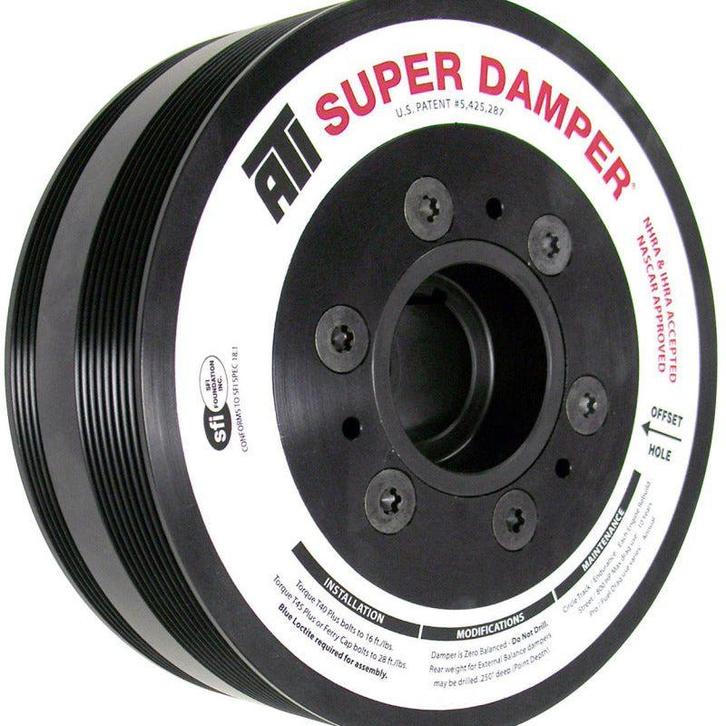 ATI Damper - 7.65in - Alum - 8 & 4 Grv - LS7 - Y Body, Auto-onderdelen, Motor en Toebehoren, Ophalen of Verzenden