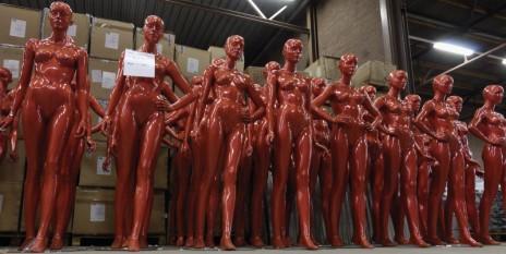 *TIP*  abstracte rode  Damesfiguren van exclusief A-merk, Zakelijke goederen, Kantoor en Winkelinrichting | Winkel en Inventaris