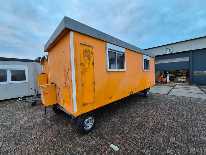 Keetwagen schaftwagen 6m geen kenteken HS-1573, Zakelijke goederen, Machines en Bouw | Keten en Containers, Verzenden