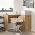 vidaXL Hoekbureau Artisan Eiken 102x88x75 cm Gelaagd Hout, Huis en Inrichting, Verzenden, Nieuw