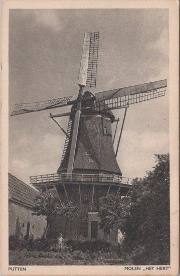 PUTTEN - Molen Het Hert, Verzamelen, Ansichtkaarten | Nederland, Verzenden