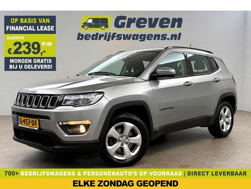 Jeep Compass 1.4 MultiAir 141PK Longitude Camera Cruise PDC, Auto's, Jeep, Te koop, Handgeschakeld, Financial lease, Benzine, Zilver of Grijs