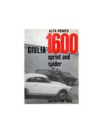 1962 ALFA ROMEO GIULIA 1600 SPRINT & SPIDER, Auto diversen, Handleidingen en Instructieboekjes