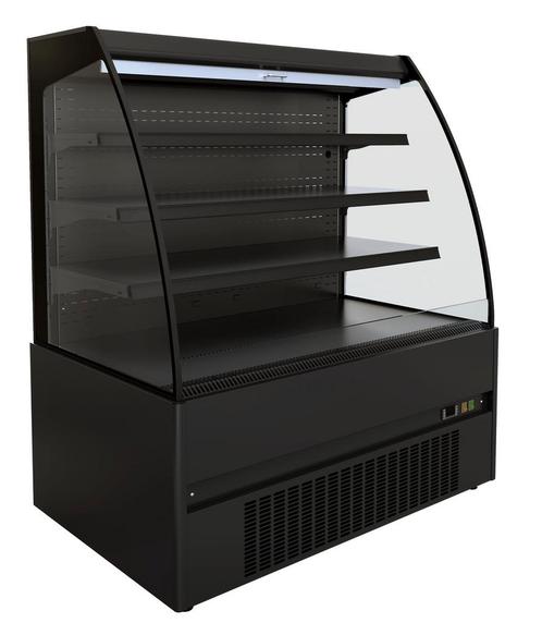 Combisteel Wandkoeling | Noah | Zwart | +2°c/+8°c | 4 Etages, Witgoed en Apparatuur, Koelkasten en IJskasten, Ophalen of Verzenden