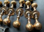 Antiek Deurklink - 1850-1920 - Brass Victorian Knobs