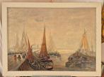 Otto Hamel (1866-1950) - Belebte Hafenlandschaft