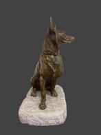 sculptuur, Cane seduto - 36 cm - Marmer, Antiek en Kunst, Antiek | Keramiek en Aardewerk