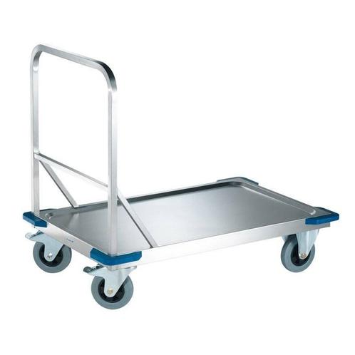 Platformwagen RVS | 100 x 60 | 400 KG B.PRO, Zakelijke goederen, Horeca | Meubilair en Inrichting, Verzenden