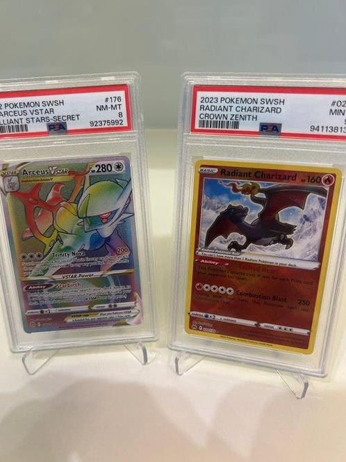 Pokémon - 2 Graded card - PSA 9, Hobby en Vrije tijd, Verzamelkaartspellen | Pokémon