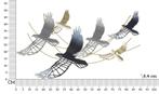IJZEREN WANDPANEEL VOGEL CM 90,8X6,4X50,8, Huis en Inrichting, Woonaccessoires | Overige, Ophalen of Verzenden, Nieuw
