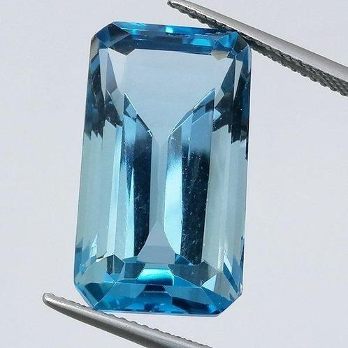 Blauw Topaas - 29.35 ct - Instituto Gemólogico Español (IGE), Sieraden, Tassen en Uiterlijk, Edelstenen