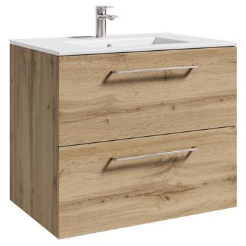 Badkamermeubel Lana 80 x 46 cm Eiken Badmeubel beschikbaar voor biedingen