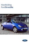 Ford StreetKa Handleiding 2003 - 2006