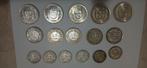 Zwitserland. Lot of 38 coins: 1/2, 1, 2, 5 Francs 1882/1969