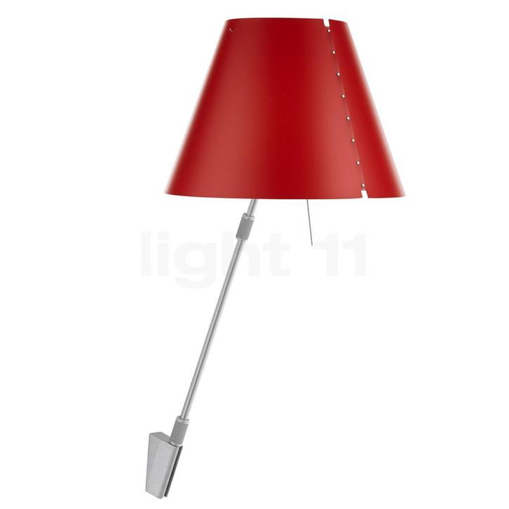 Luceplan Costanza Wandlamp, lampenkap rode bes - telescoop -, Huis en Inrichting, Lampen | Wandlampen, Nieuw, Verzenden