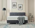 Boxspring Vida 160x200 antraciet, Verzenden, Nieuw, Overige kleuren, Modern