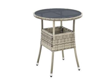 Veiling - Polyrotan Tuintafel / Bijzettafel / Balkontafel Yo beschikbaar voor biedingen