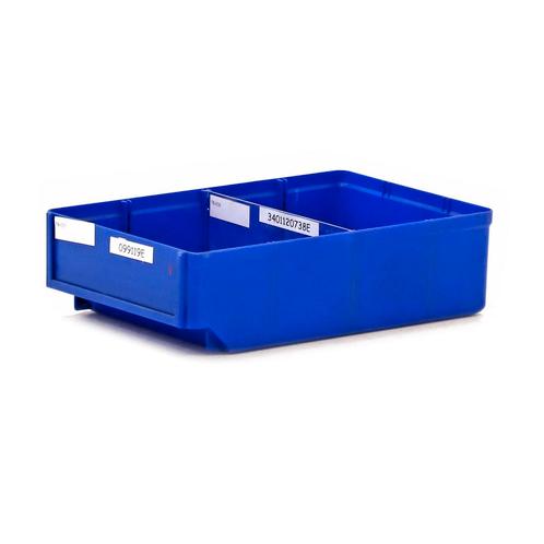 Magazijnbak kunststof  L: 300, B: 185, H: 80 (mm) blauw, Zakelijke goederen, Kantoor en Winkelinrichting | Magazijn, Stelling en Opslag