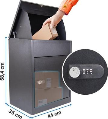 Silvergear Pakketbrievenbus - Zwart - beschikbaar voor biedingen