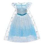 Prinsessenjurk - Blauwe Elsa kristallen jurk, Nieuw, Ophalen of Verzenden