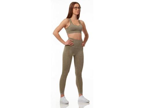 Dames sportkleding - Sportset - Naadloos - Groen, Kleding | Dames, Leggings, Maillots en Panty's, Verzenden