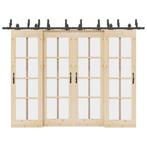 vidaXL Doos met onderdelen voor schuifdeur 305 cm staal, Doe-het-zelf en Verbouw, IJzerwaren en Bevestigingsmiddelen, Verzenden