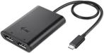 USB-C Adaptor i-Tec C31DUAL4KDP Thunderbolt 3, Ophalen of Verzenden, Zo goed als nieuw