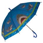 Kinderparaplu Blauw - Grijze Haaien - Met fluitje - 80cm NIE, Ophalen of Verzenden, Nieuw