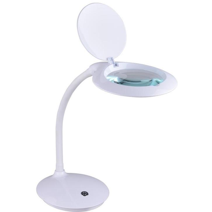 Loeplamp-125 mm lens-5 dioptrie-60LED-dimbaar-, Hobby en Vrije tijd, Vergrootglazen, Loepen en Loeplampen, Loeplamp, Nieuw, Ophalen of Verzenden