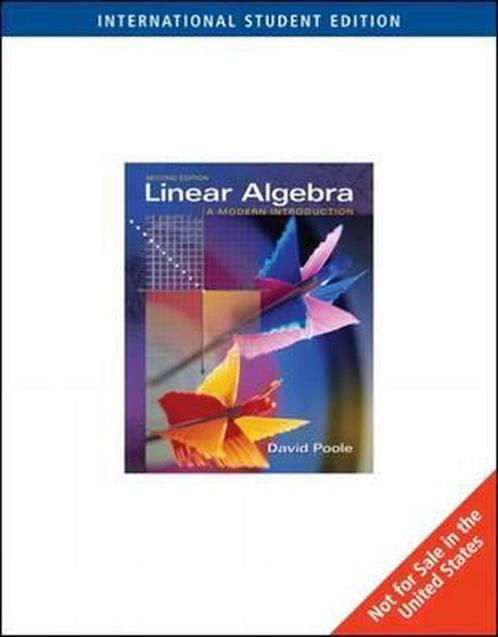 Linear Algebra: A Modern Introduction, 9780534405960, Boeken, Studieboeken en Cursussen, Zo goed als nieuw, Verzenden