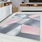 Modern Vloerkleed | Beta | Abstract | Roze | 80x250 cm, Huis en Inrichting, Stoffering | Tapijten en Kleden, Verzenden, Nieuw