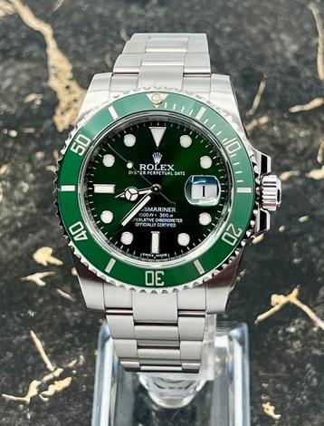 Rolex Submariner Date 116610LV Hulk - 2018 - Full Set beschikbaar voor biedingen