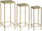 Mica Decorations Alanza Bijzettafel Buiten - Set van 3 - L28, Verzenden, Nieuw