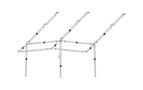 Dorema Frame Voortent President/Smaragd FTP Fiber, Caravans en Kamperen, Kampeeraccessoires