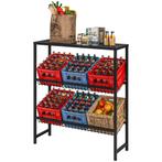 TRUUSK Vrijstaand Drankkrattenrek - Voor 6 Kratten - Verstel, Verzenden, Nieuw