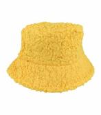 Bucket Hat Teddy Stof Geel, Sieraden, Tassen en Uiterlijk, Verzenden, Nieuw